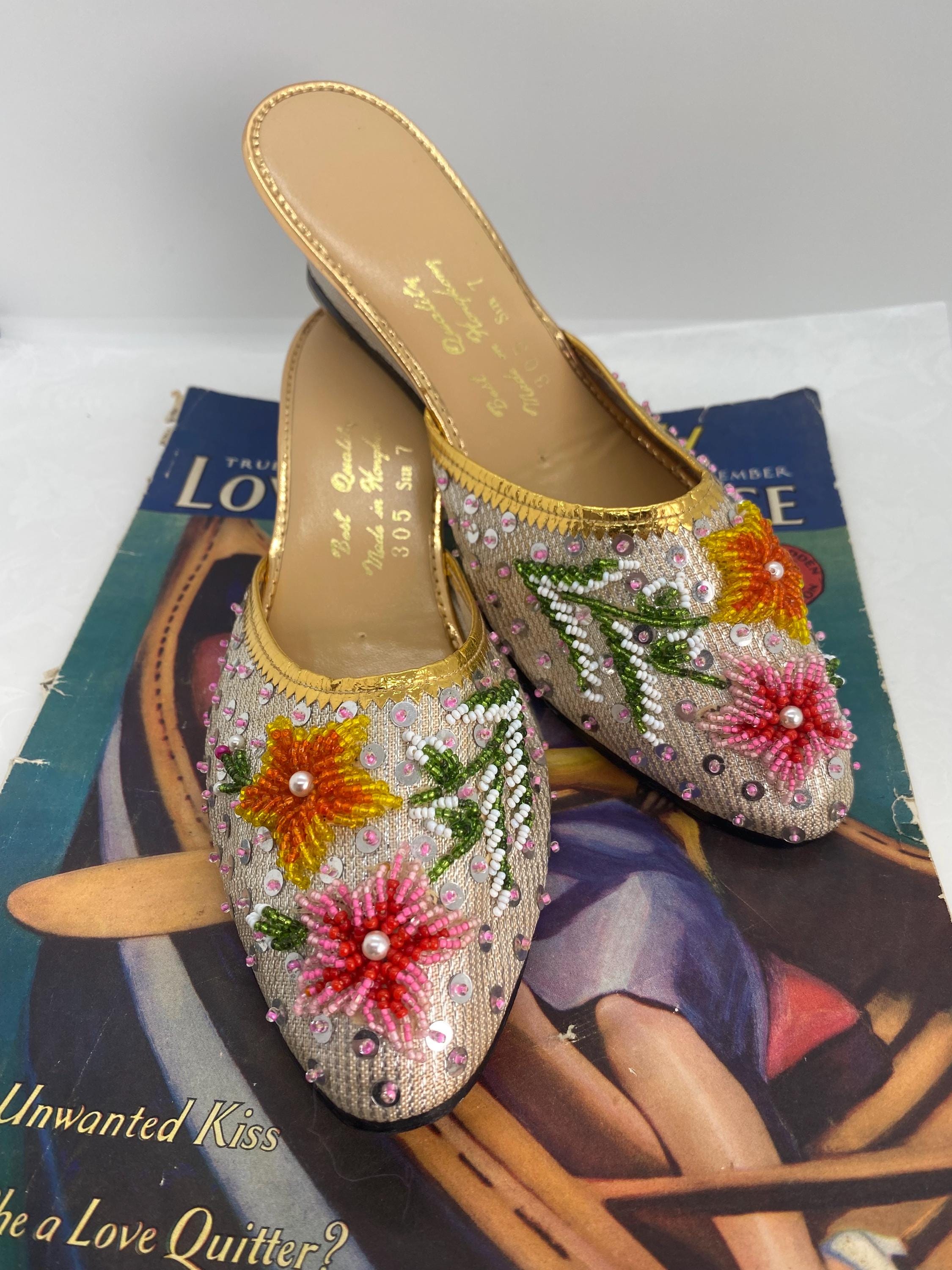 Peranakan beaded shoes - Etsy 日本