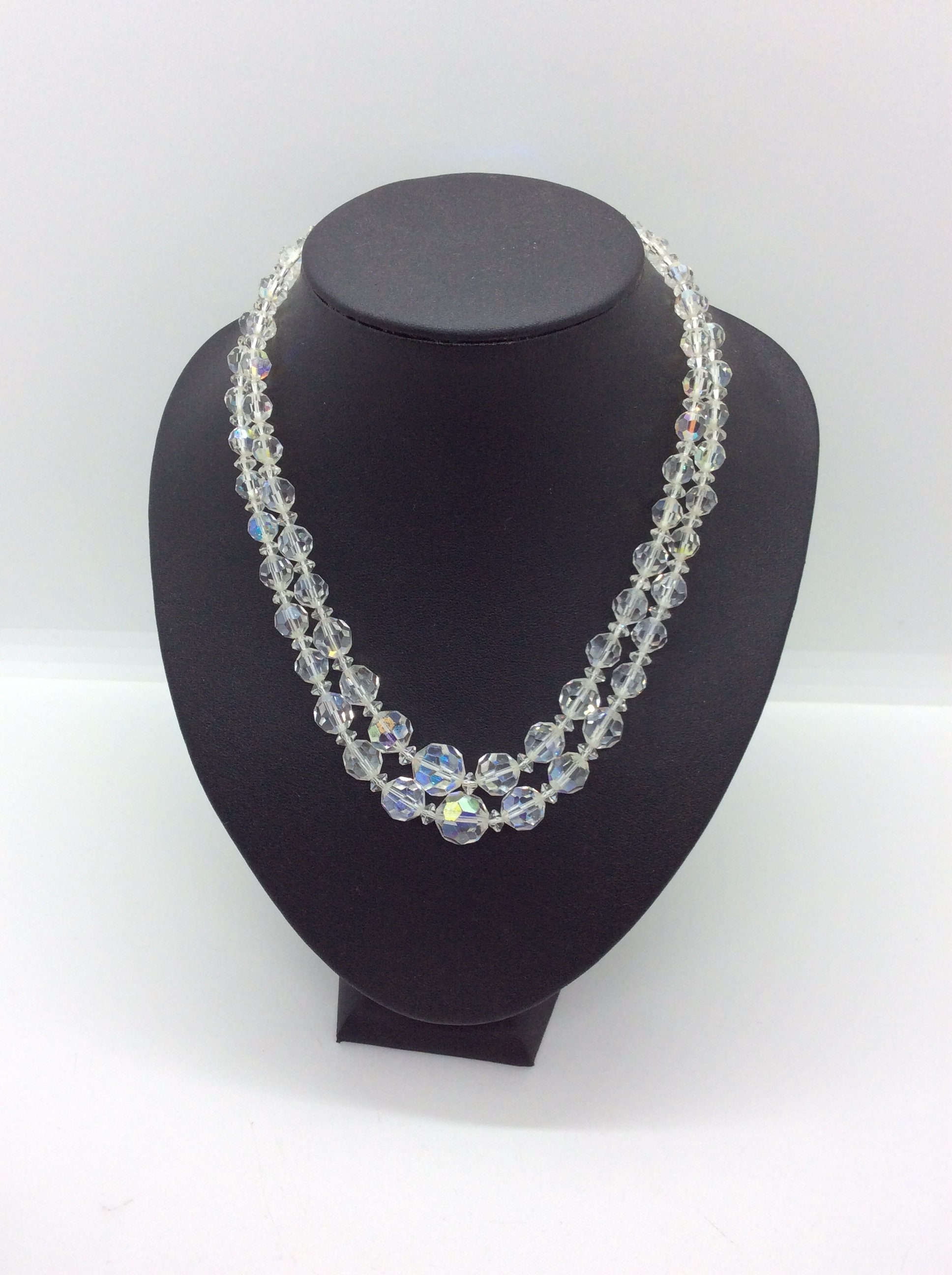 Vintage Crystal Pendant & Hematite Necklaces – erinknightdesigns