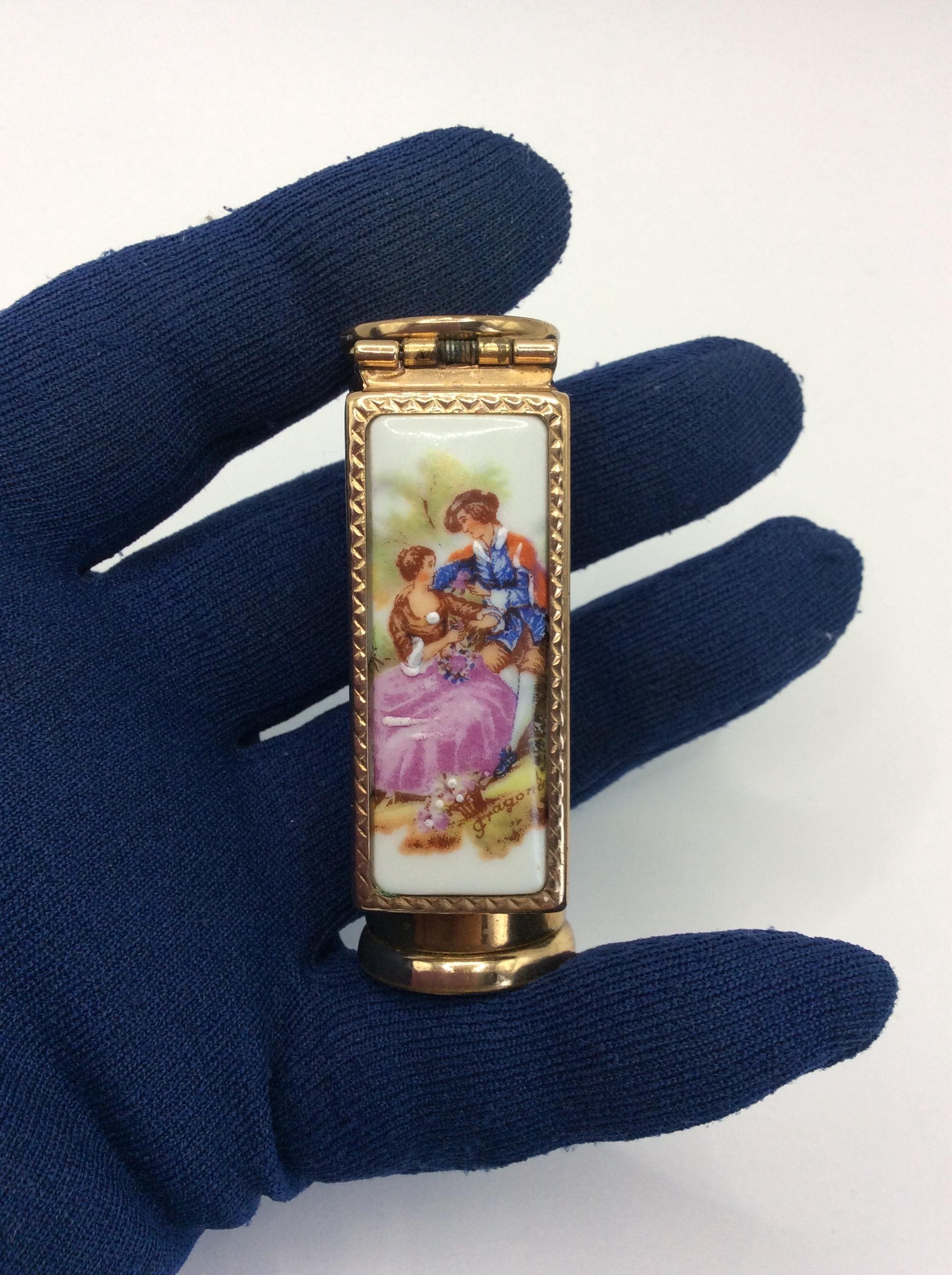 フランス　アンティーク　リップスティック　ホルダー　スタンド　真鍮　レア Vintage lipstick holder - Etsy 日本