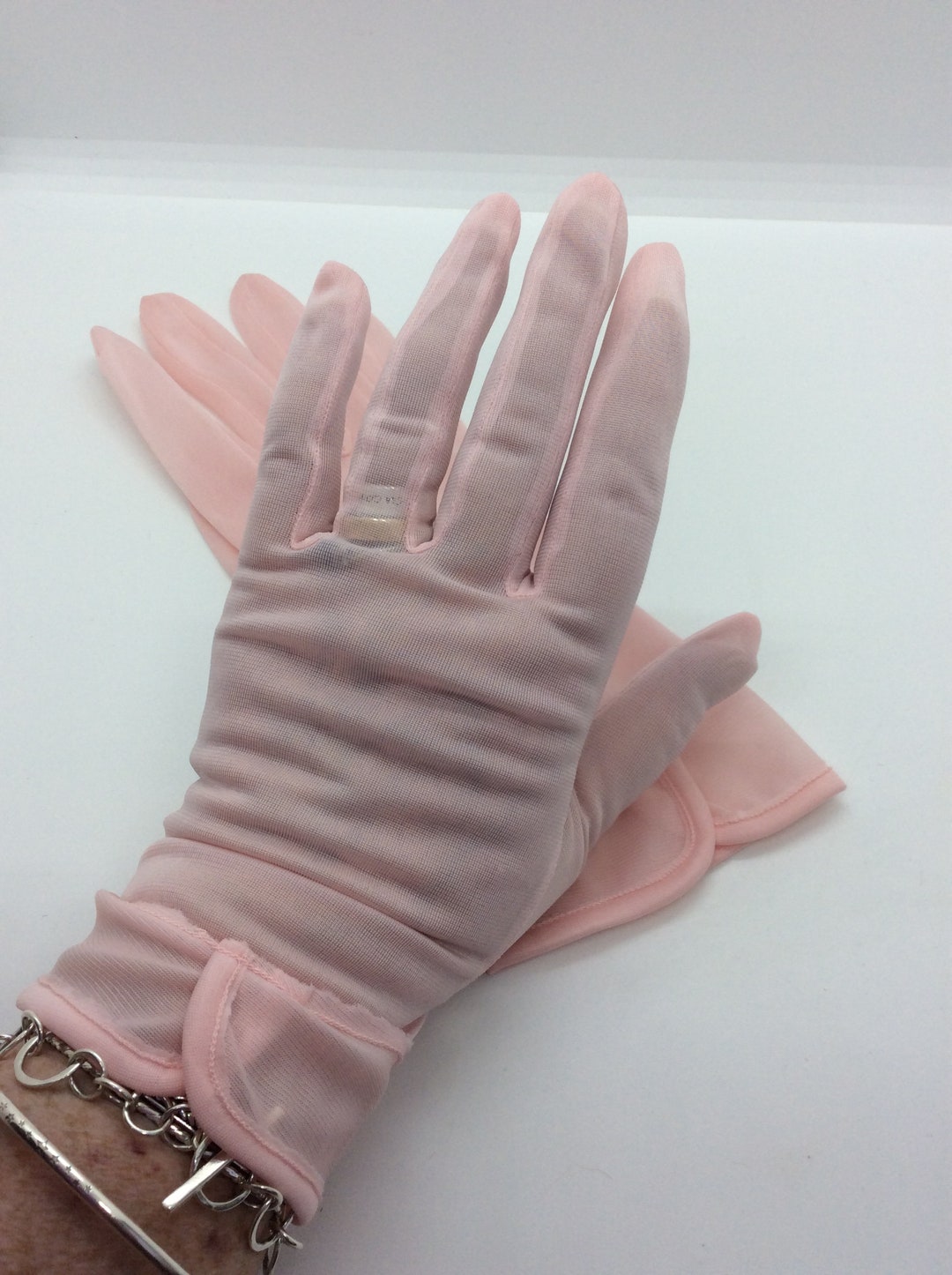 Pretty Pink Vintage Ladies Day Gloves by Dents Size 7 Etsy