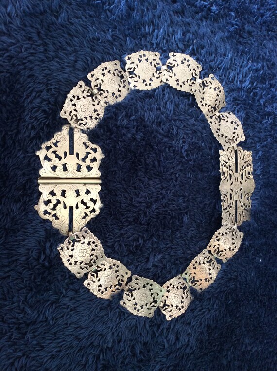 Victorian EPNS BeltNurses Belt ..Chatelaine Belt Gem