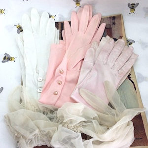 Guanti Lunghi In Raso Fino Al Gomito - 3 Paia, Per Matrimoni, Feste E Serate Eleganti - Foto 6