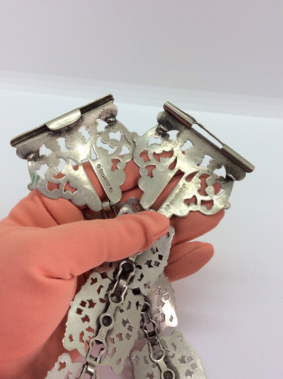 Victorian EPNS BeltNurses Belt ..Chatelaine Belt Gem