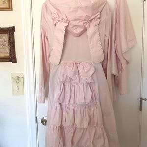 Vintage Gothic Lolita Bunny Coat with removable caplet - Kawaii Cosplay Cutie - medium/large . Original Harajuku Japan .