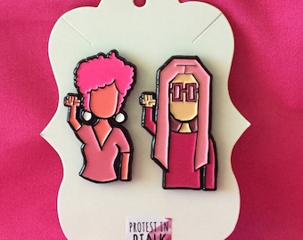 Intersectional Feminism Enamel Pin Set