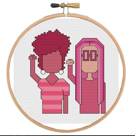 Intersectional Feminist PDF Cross Stitch Pattern