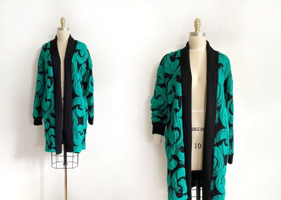 vintage Monto For Le Chois oversized knit cardigan