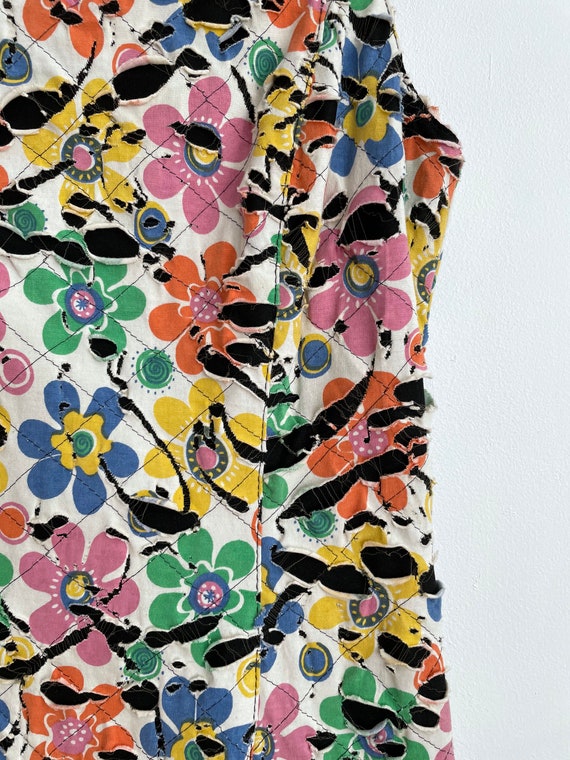 Vintage Alberto Makali mini floral dress - size 4… - image 3