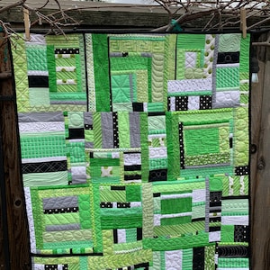 Study in free motion quilting