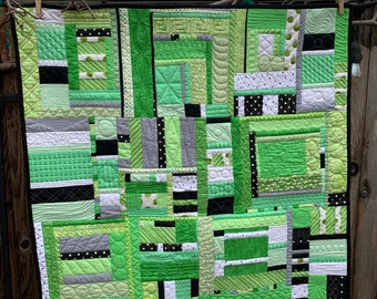 Study in free motion quilting