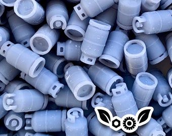 Miniatuur gasflessen | Terreinelementen voor wargames | Accessoires voor tafelspellen
