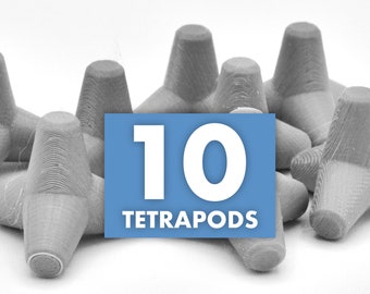 10 Miniatur-Tetrapoden