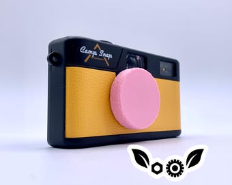 Camp Snap Camera Lens Cap – Protective Textured Lens Cover | Snap-On Accessory