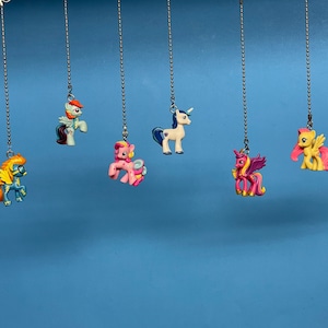My Little Pony Ceiling Fan/Light Pull Chains - Rainbow Dash, Fluttershy, Princess Candence, Shining Armor, Spitfire, Pinkie Pie