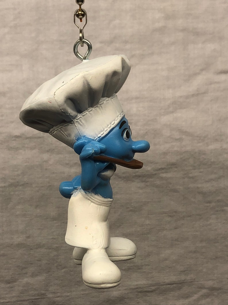 Chef Smurf Ceiling FanLight Pull Chain