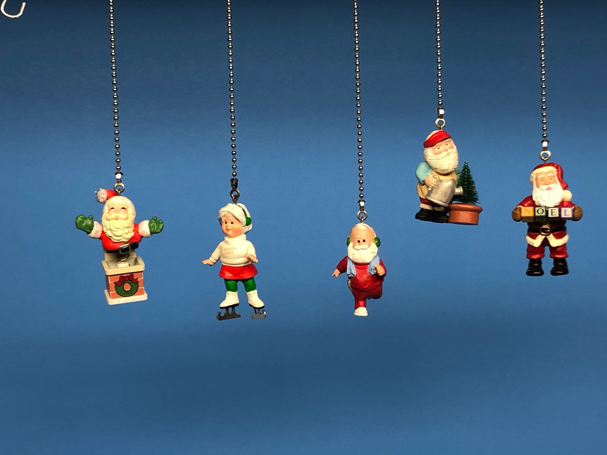 Christmas Decor Ceiling Fan/light Pull Chains Spellin' Etsy