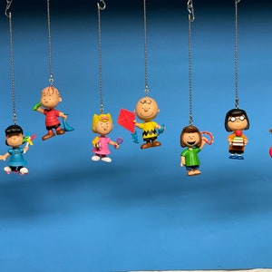 The Peanuts Gang Ceiling Fan/Light Pull Chains - Charlie Brown, Sally, Linus, Lucy, Peppermint Patty, Marcie, Franklin, Schroeder, Pig-Pen