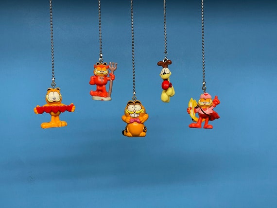 Garfield Odie Ceiling Fan Light Pull Chains Etsy