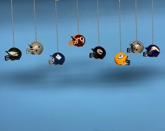 Cadenas para colgar cascos de equipos de la NFL: NFC Este y NFC Norte