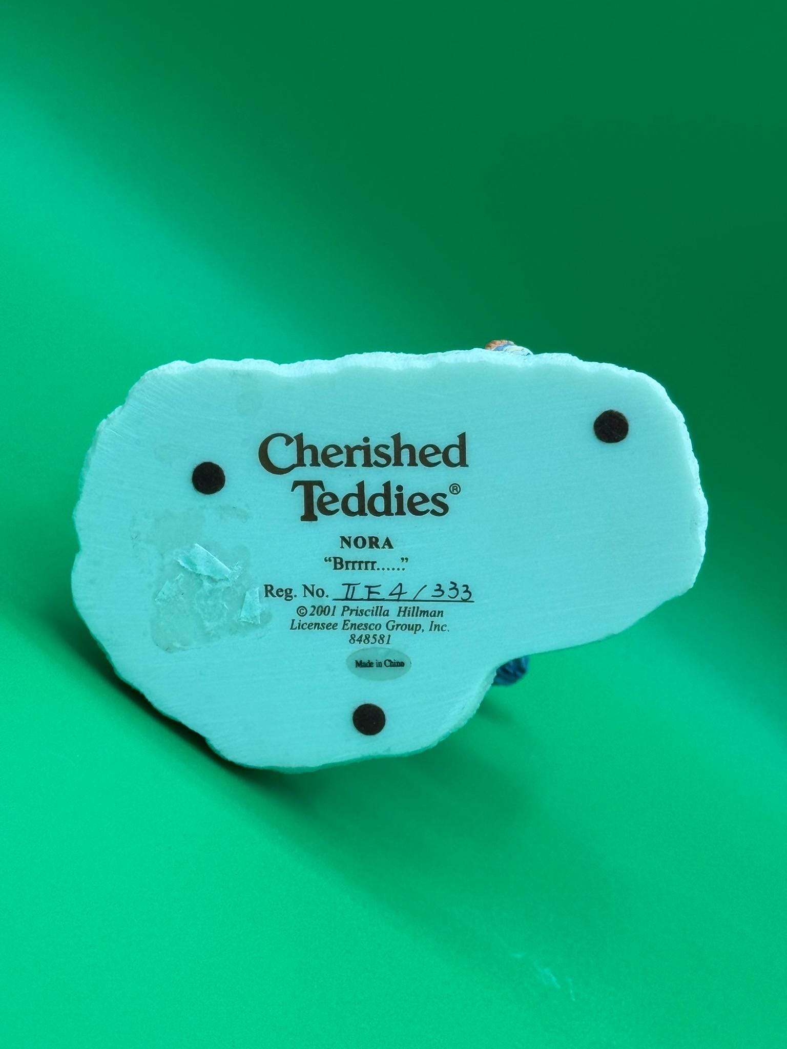 Cherished Teddies #848581 「Brrrr」 Nora - そりを引く