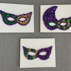 Mardi Gras Mask, Set of 3