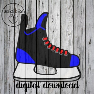 Simple HockeySkate SVG and PNG Digital Cut File, Ice Hockey, Ice Hockey Decal, Hockey Stickers, Ice Hockey Vector, Hockey Crafts