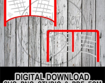 Hockey Net SVG File Instant Digital Download For Cricut Or Cutter