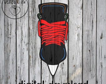 Goalie Hockey Skate Forward Facing Look SVG Digital Cut File, Hockey SVG File, Hockey Decal, Hockey Stickers, Hockey Vector, Hockey Crafts
