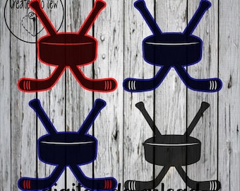 Crossed Hockey Sticks with Puck SVG PNG Digital Cut File For Hockey Cricut Crafters Shirts Tumbers Gifts And More