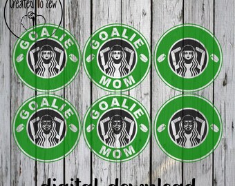 Coffee Goalie Mom SVG PNG File Digital Hockey Instant Download for Cricut Crafters to Create Tumblers, Shirts, Hoodies, And More