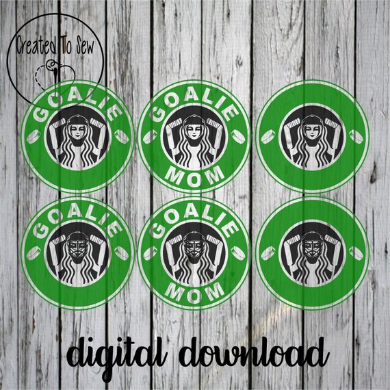 Coffee Goalie Mom SVG PNG File Digital Hockey Instant Download for Cricut Crafters to Create Tumblers, Shirts, Hoodies, And More