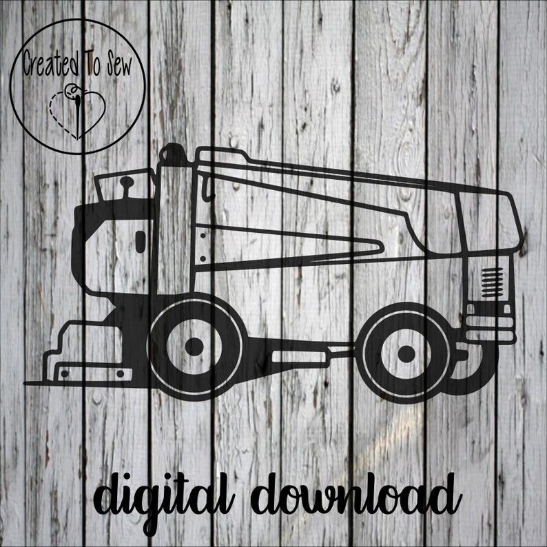 Colorful Zamboni SVG PNG Digital Instant Download File to Make Etsy
