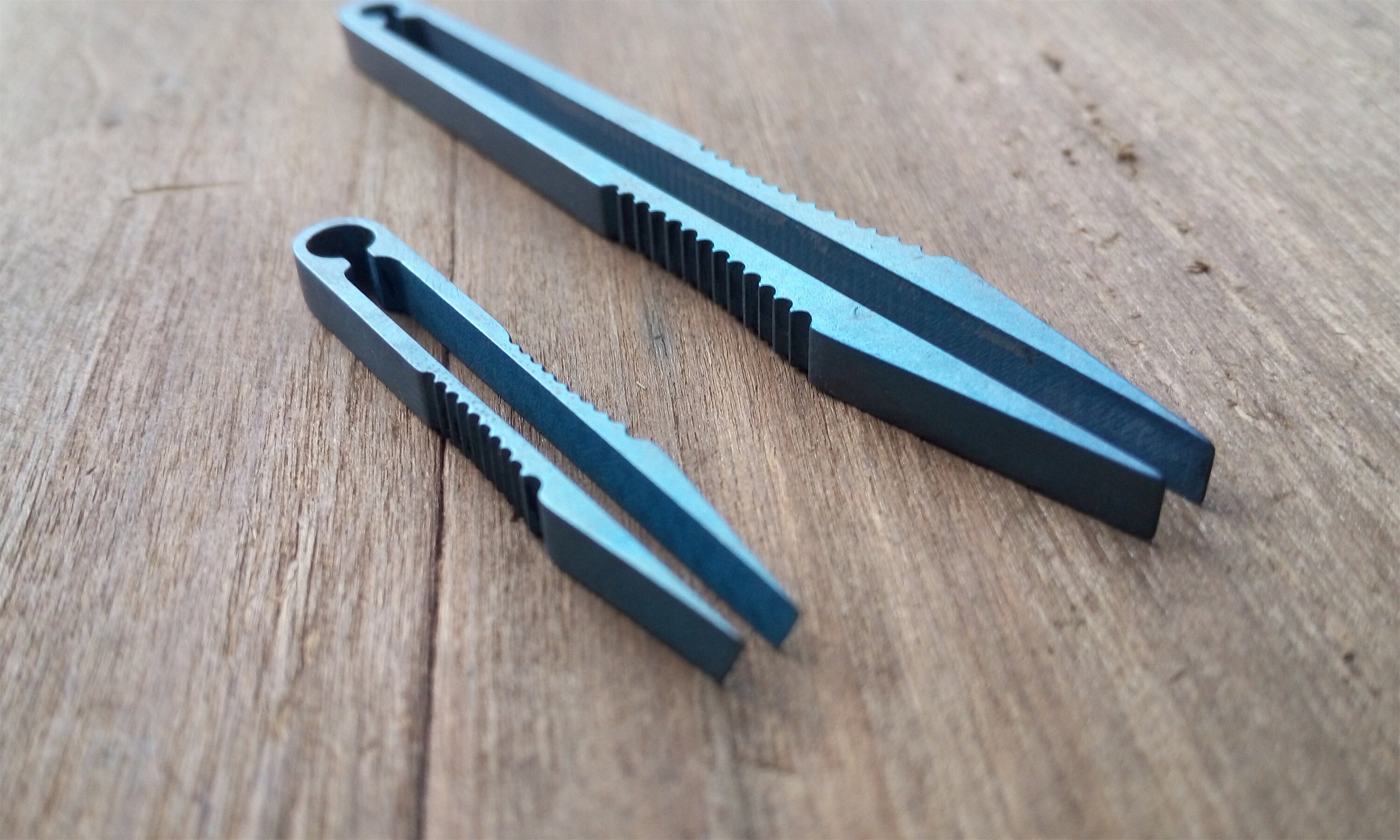 New EDC Titanium Tweezers 82mm and 44mm Size Keychain Tweezers Etsy UK