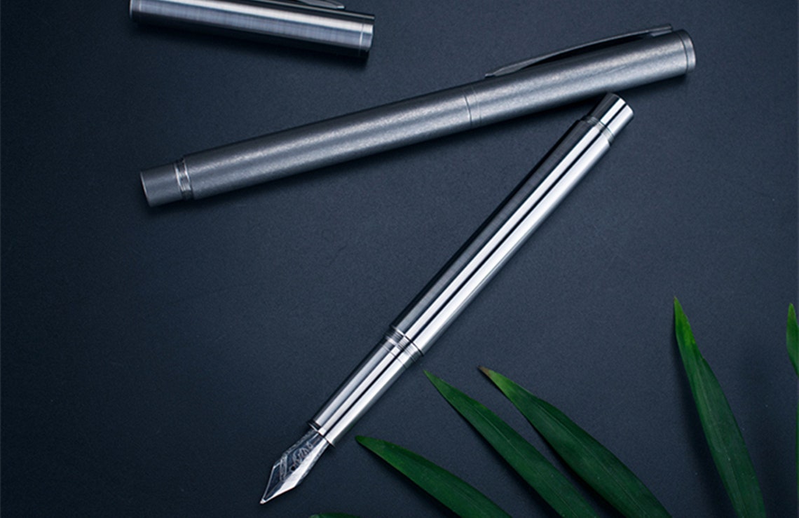 New EDC Tool Titanium Fountain Pen Personal Writing Stationery Etsy