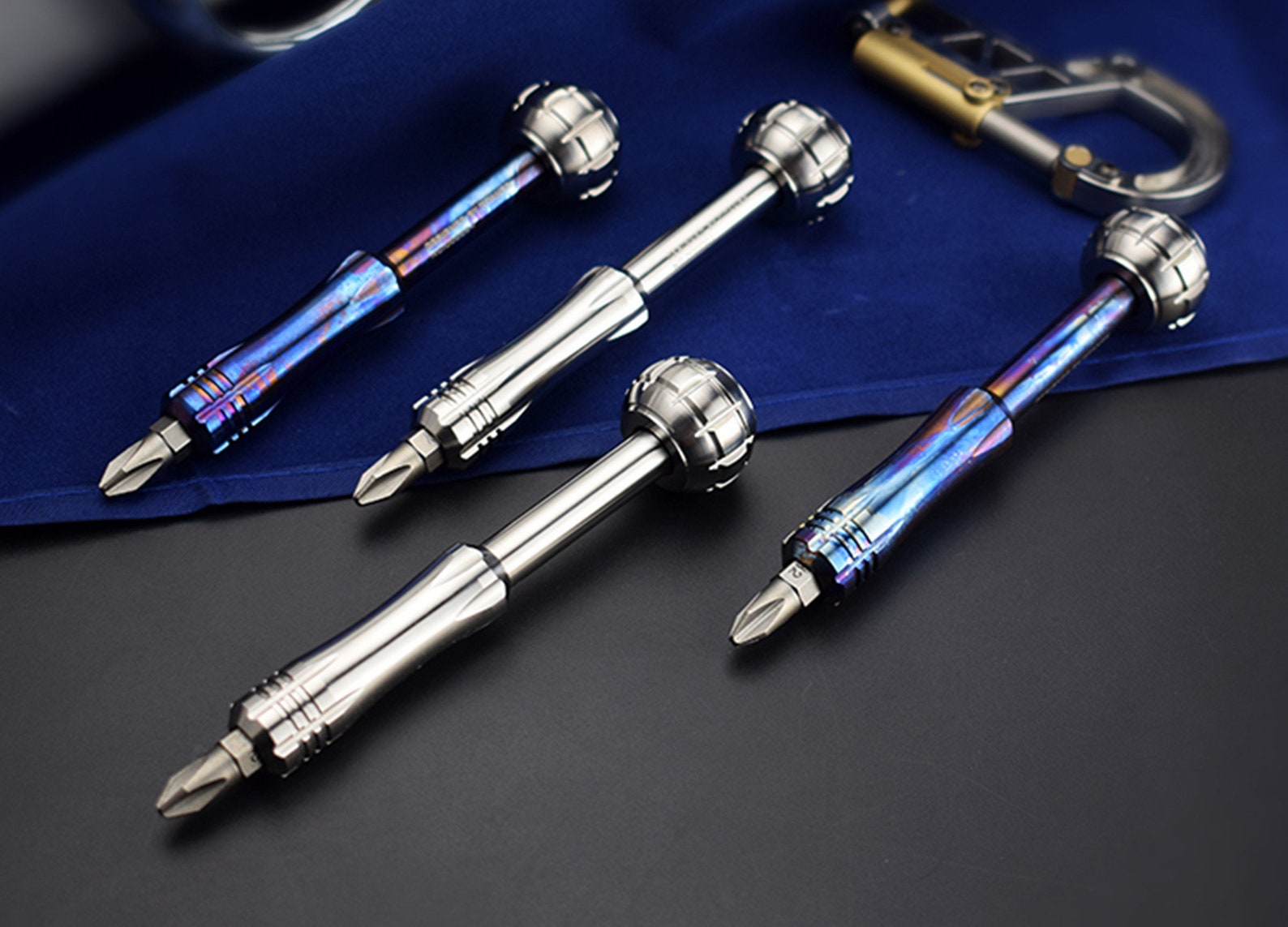 New Titanium EDC Spinning Screwdriver CNC Precise Production Etsy