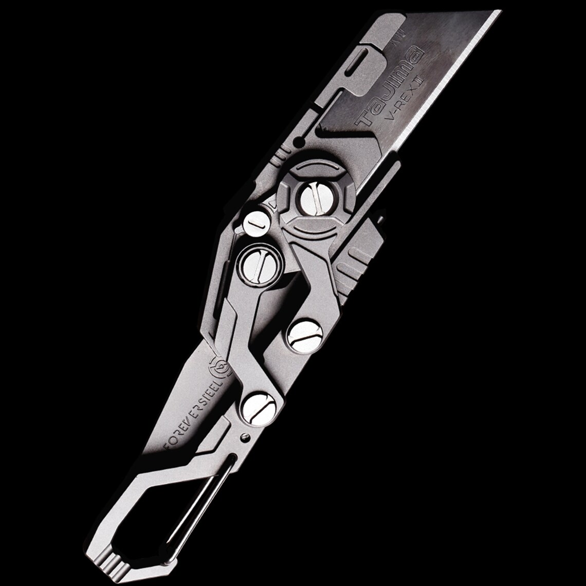 The Grouper Style Titanium Utility Knife Cuttingtool EDC Etsy