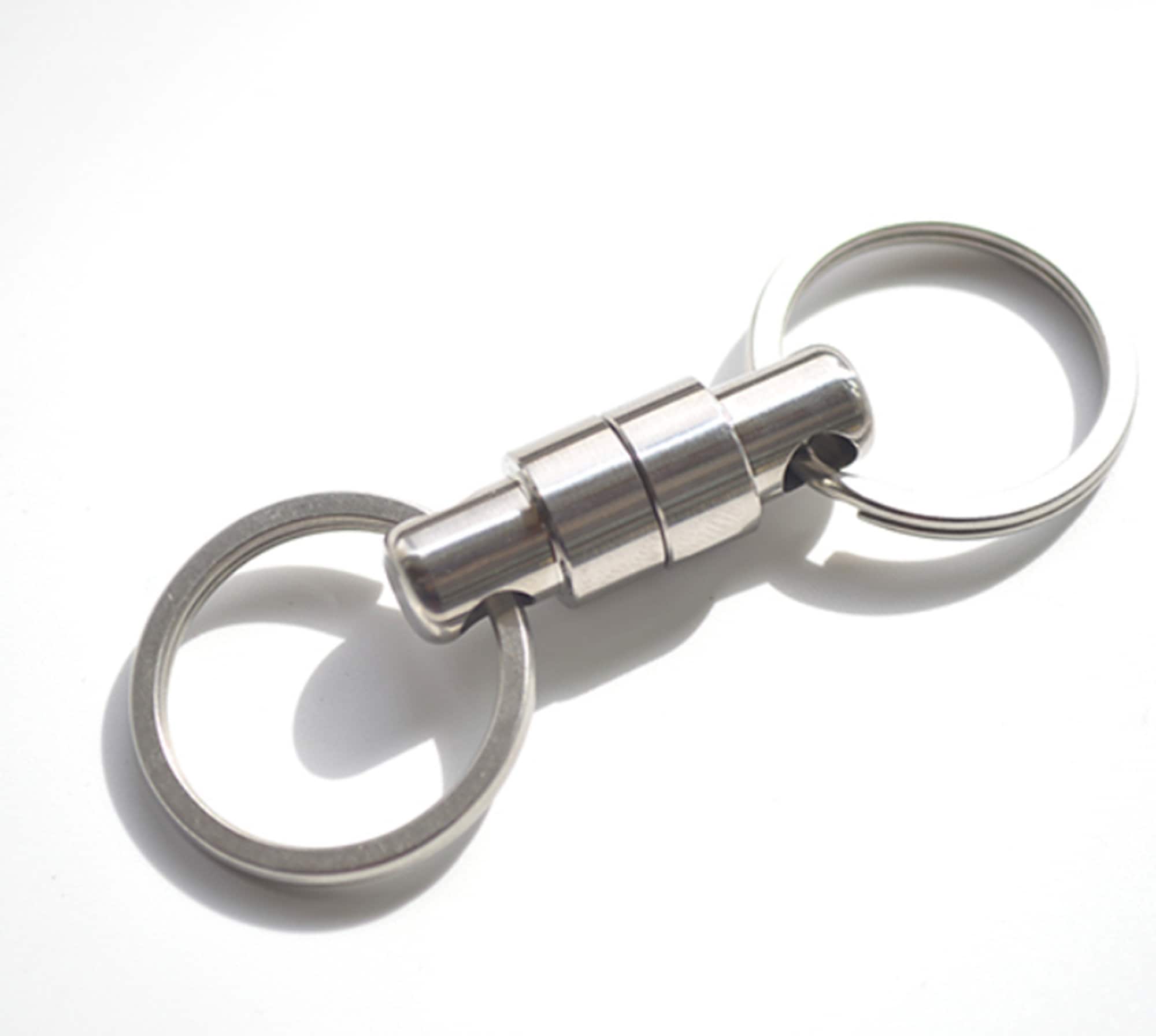 Real Titan Keychain Schnabel aufhängen Creative Keyring Schlüsselringe EDC