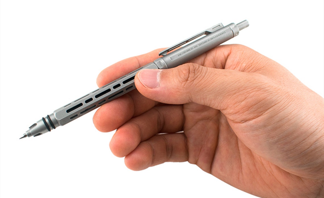 Titanium Ballpoint Pen EDC Gear Stationery Pen Etsy