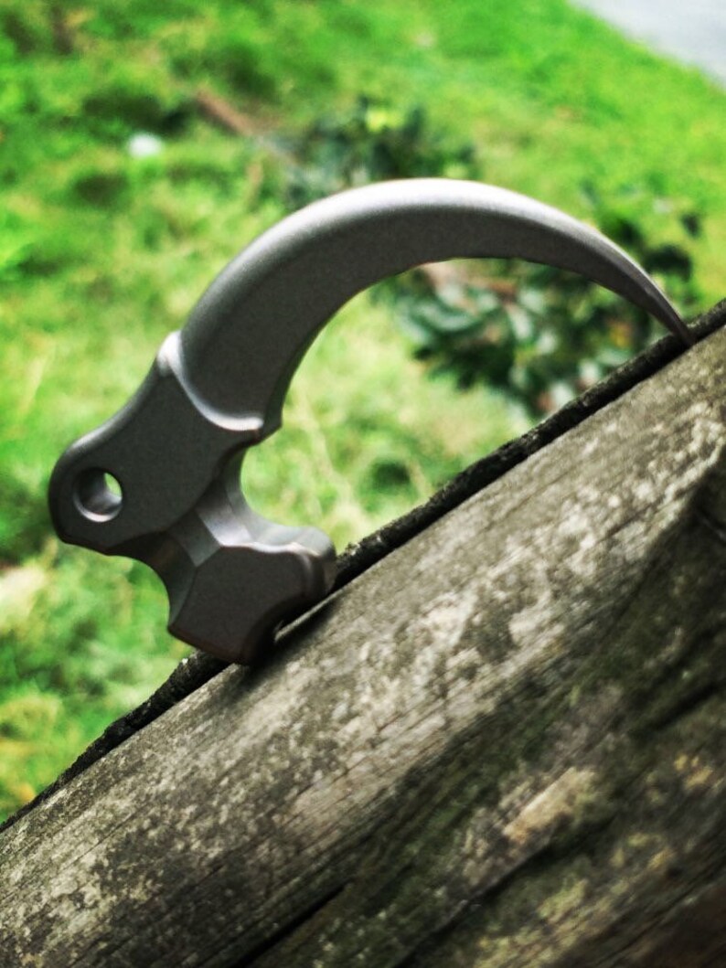 Titanium EDC Gear Eagle Claw Tactical Gear Keychain Tool Etsy