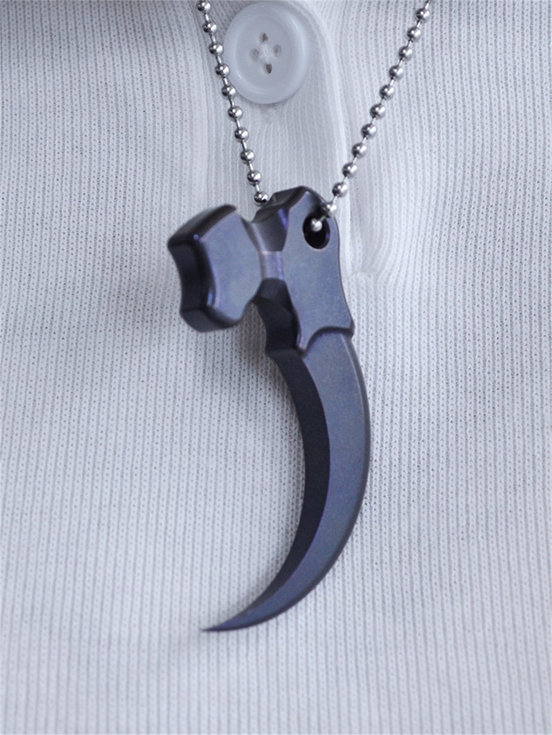 Titanium EDC Gear Eagle Claw Tactical Gear Keychain Tool Etsy Australia