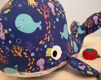 Whale Plushie ~ Blue Ocean Life