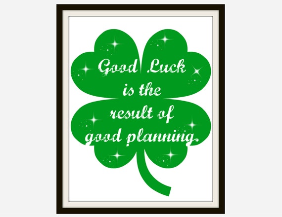 Good Luck Good Luck Quote Motivational Quote Inspirational Etsy
