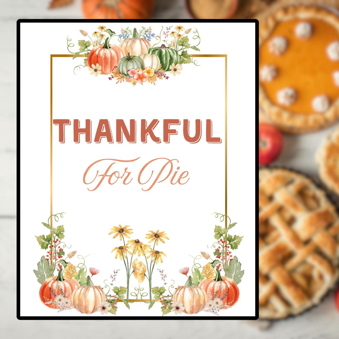 Thanksgiving Sign, Friendsgiving Sign, Thanksgiving Printable ...
