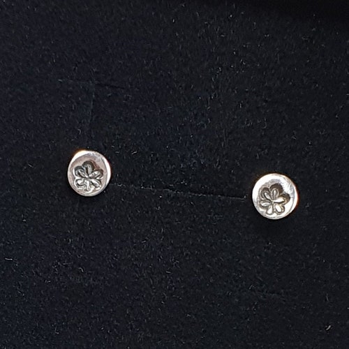 Long Post Stud Earrings Tiny Minimalist Sterling Silver Heart Etsy UK