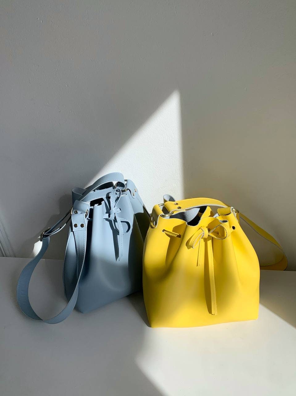 Bucket Bagleather Bucket Bagshoulder Bagwomens Bucket Bag Etsy