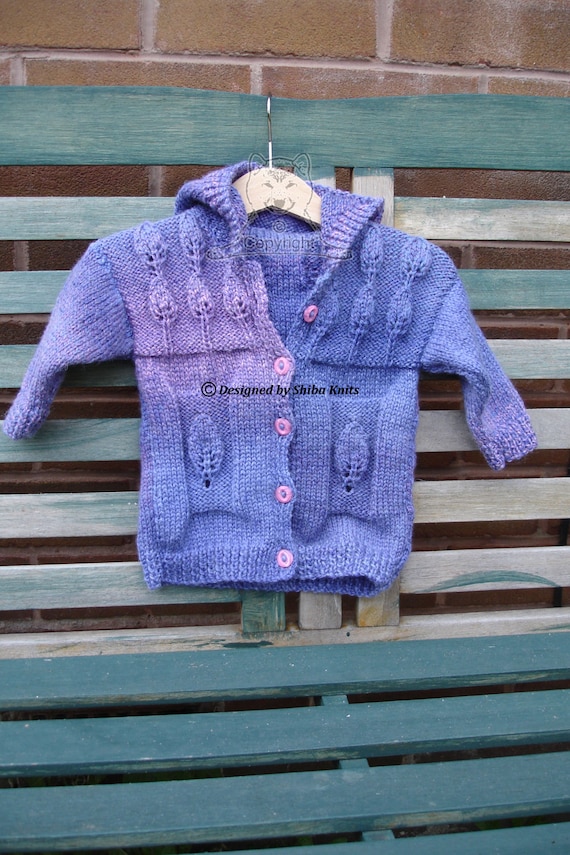 girls lilac cardigan