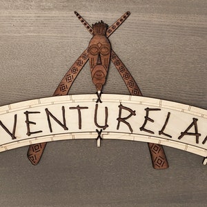 Replica Disneyland Adventureland Signage