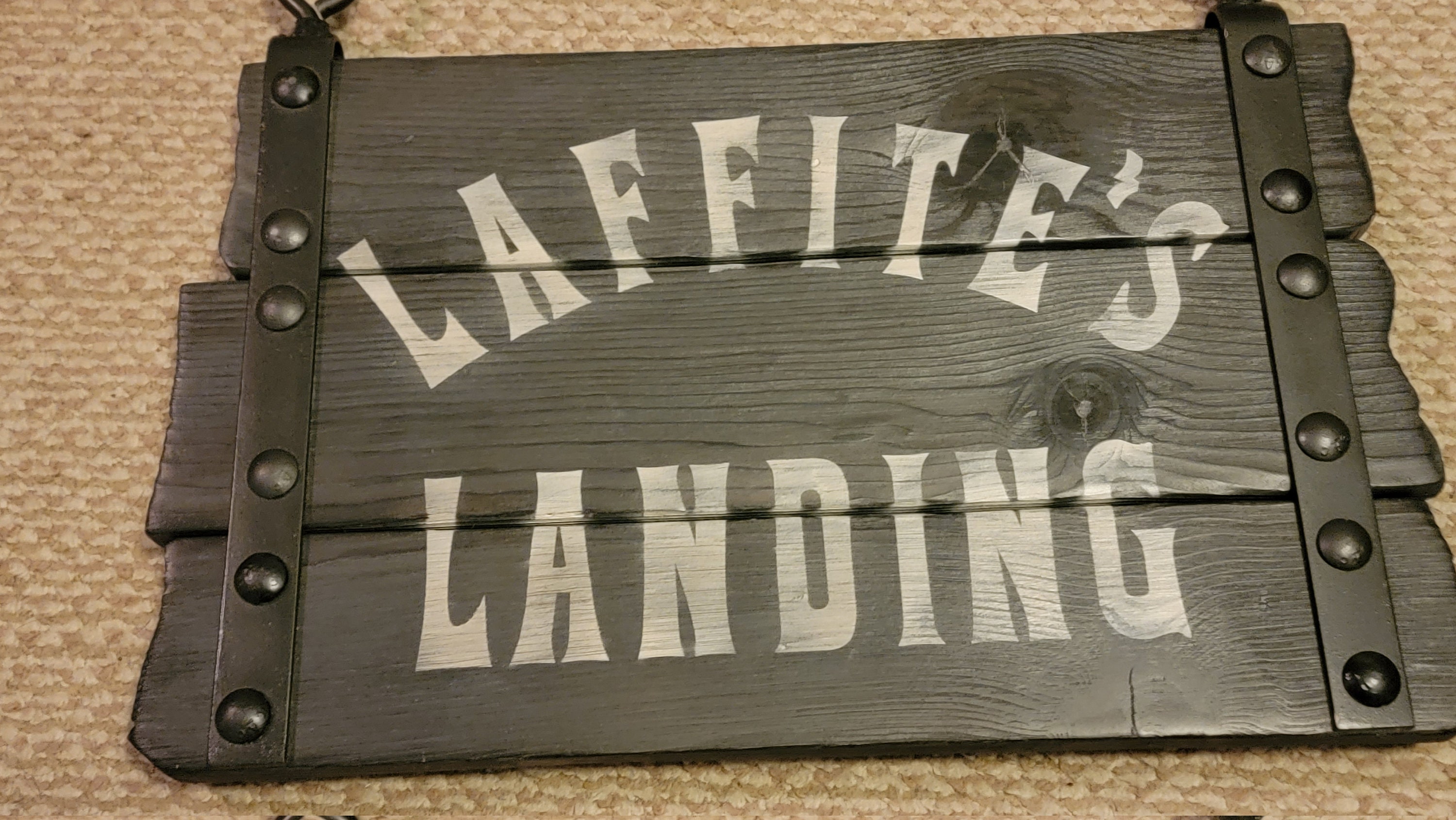 Laffite's Landing Replica Sign From the Pirates of the Etsy UK