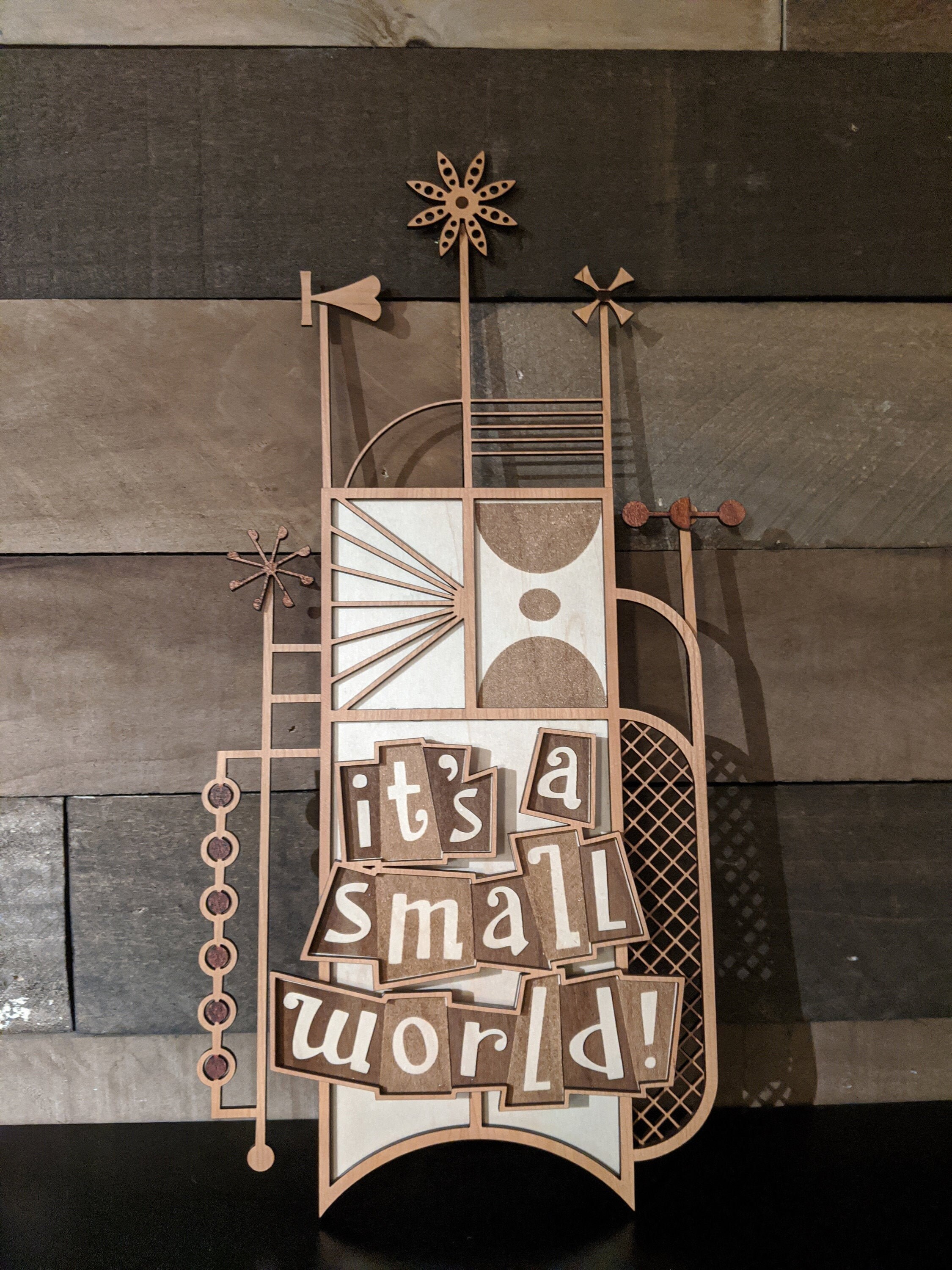 Disneyland It S A Small World Ride Sign Laser Engraved Etsy Disneyland It S A Small World Ride Sign Laser Engraved Etsy