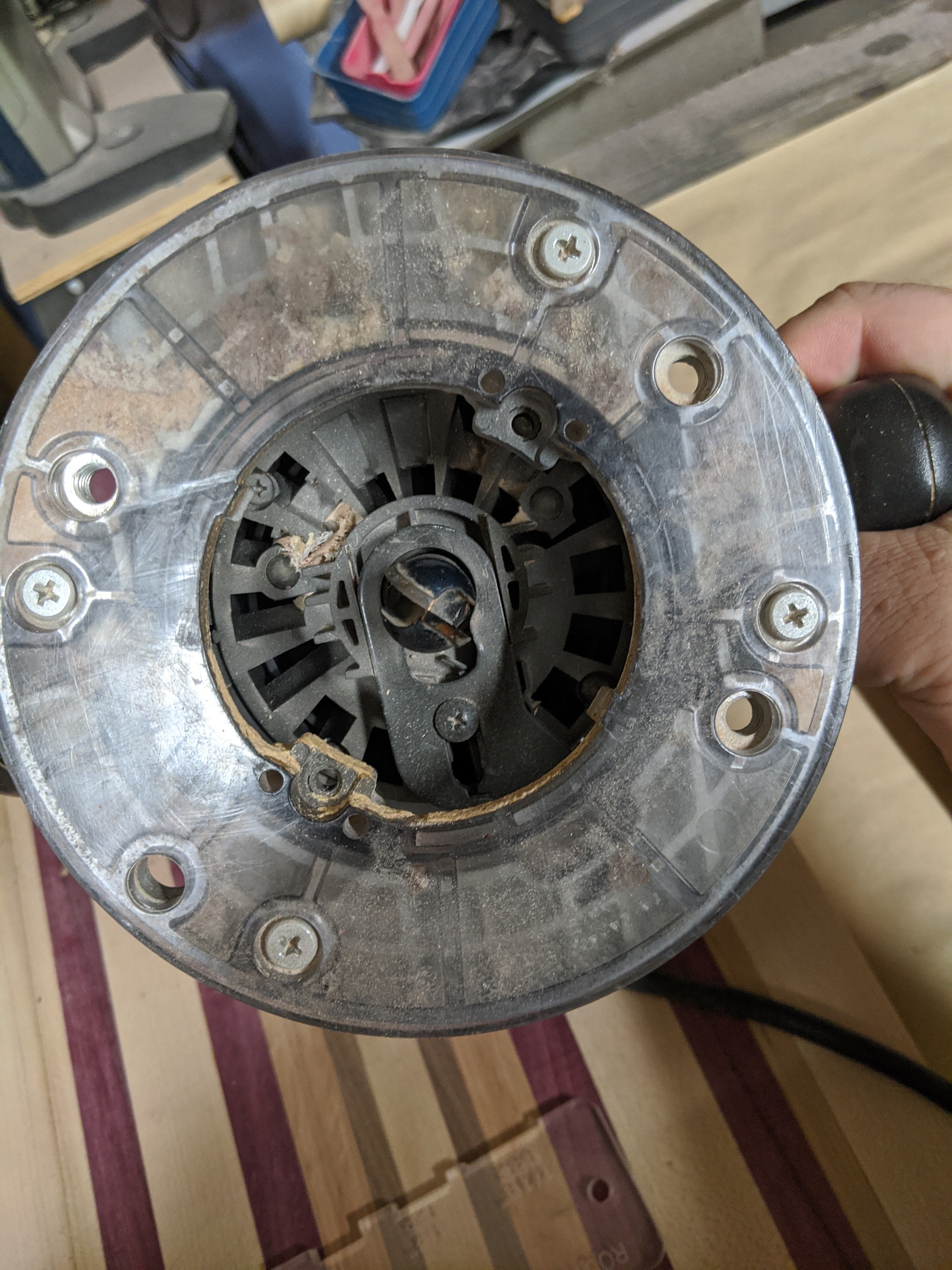 Ryobi Fixed and Plunge Routers Guide Bushing Base Plate Etsy UK